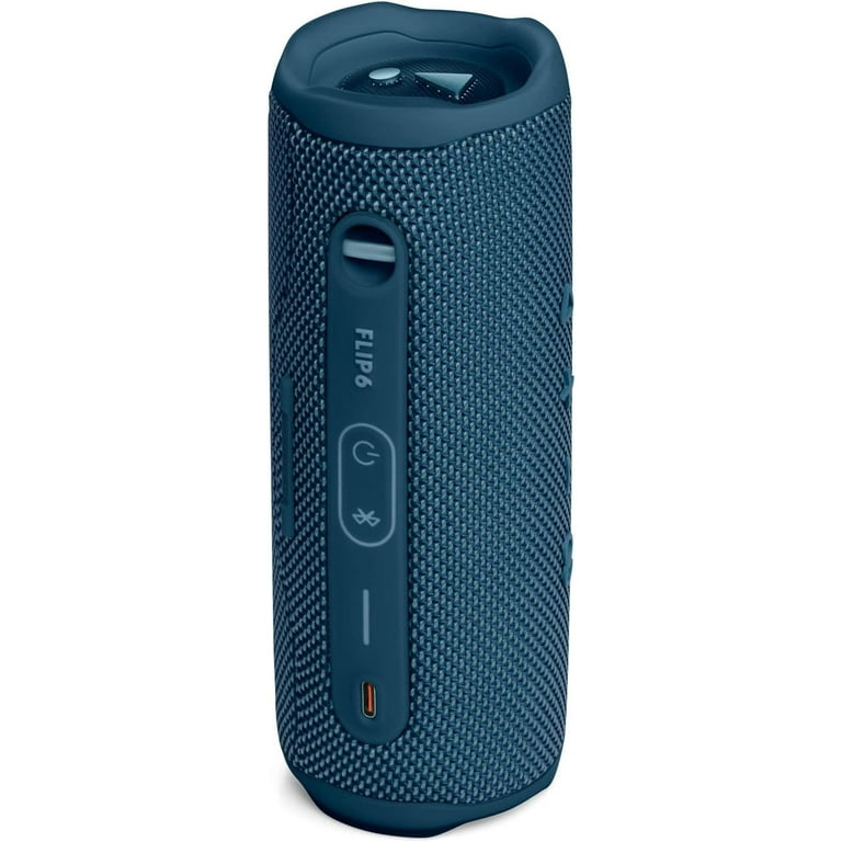 JBL Flip 6 Waterproof Portable Wireless Bluetooth Speaker - Blue in open
