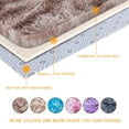 thumbnail image 4 of Lochas Soft Area Rugs Tie-dyed Print Shaggy Fluffy Carpets for Living Room Bedroom Nursery Kids Play Mat 4'x6', Coffee, 4 of 4