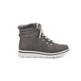 thumbnail image 2 of Cliffs by White Mountain Womens Hallett Faux Fur Trim Lace Up Ankle Boots, 2 of 3