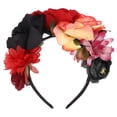 thumbnail image 5 of FRCOLOR Lightweight Orange Rose Flower Hair Band for and Party Occasion Accessory, 5 of 7