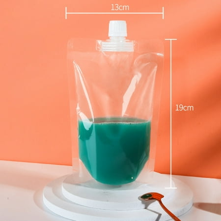 

Storage Bag with Pour Spout Seal Multi Purpose Food Bag for Cereals Corns Grains Beans