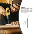 Eease Drill Bit Extension Set 150/300mm Wood Spade with Wrenches