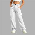 thumbnail image 2 of Timegard Fall Clothes for Girls Boys Lightweight Sweatpants Cargo Unisex Baggy Comfy Elastic Waist Kids Casual Pants, 2 of 9