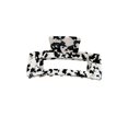 thumbnail image 1 of Pinzas para el pelo con ácido acético para mujer, pinzas para el pelo sencillas, tocado elegante a la moda, textura de mármol, pinzas para el pelo en blanco y negro, 1 of 5