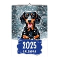 thumbnail image 2 of Prix Rabais! Calendrier Teckel, Noir, 11.7*7.8*0.39 Po, Calendrier Papier 2024 X1 Relocy, 2 of 8