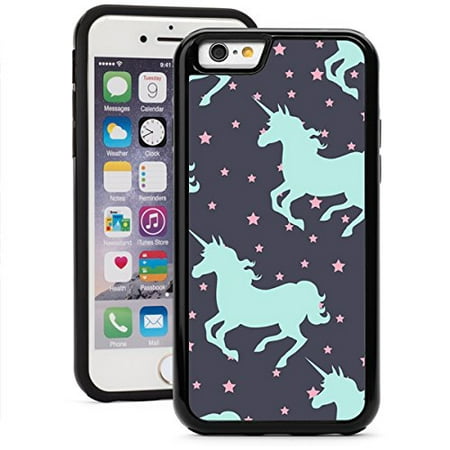 For Apple iPhone SE Shockproof Impact Hard Soft Case Cover Galloping Unicorns