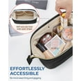 thumbnail image 4 of Neceser de maquillaje BAGSMART para viaje, negro, para mujer, 4 of 7