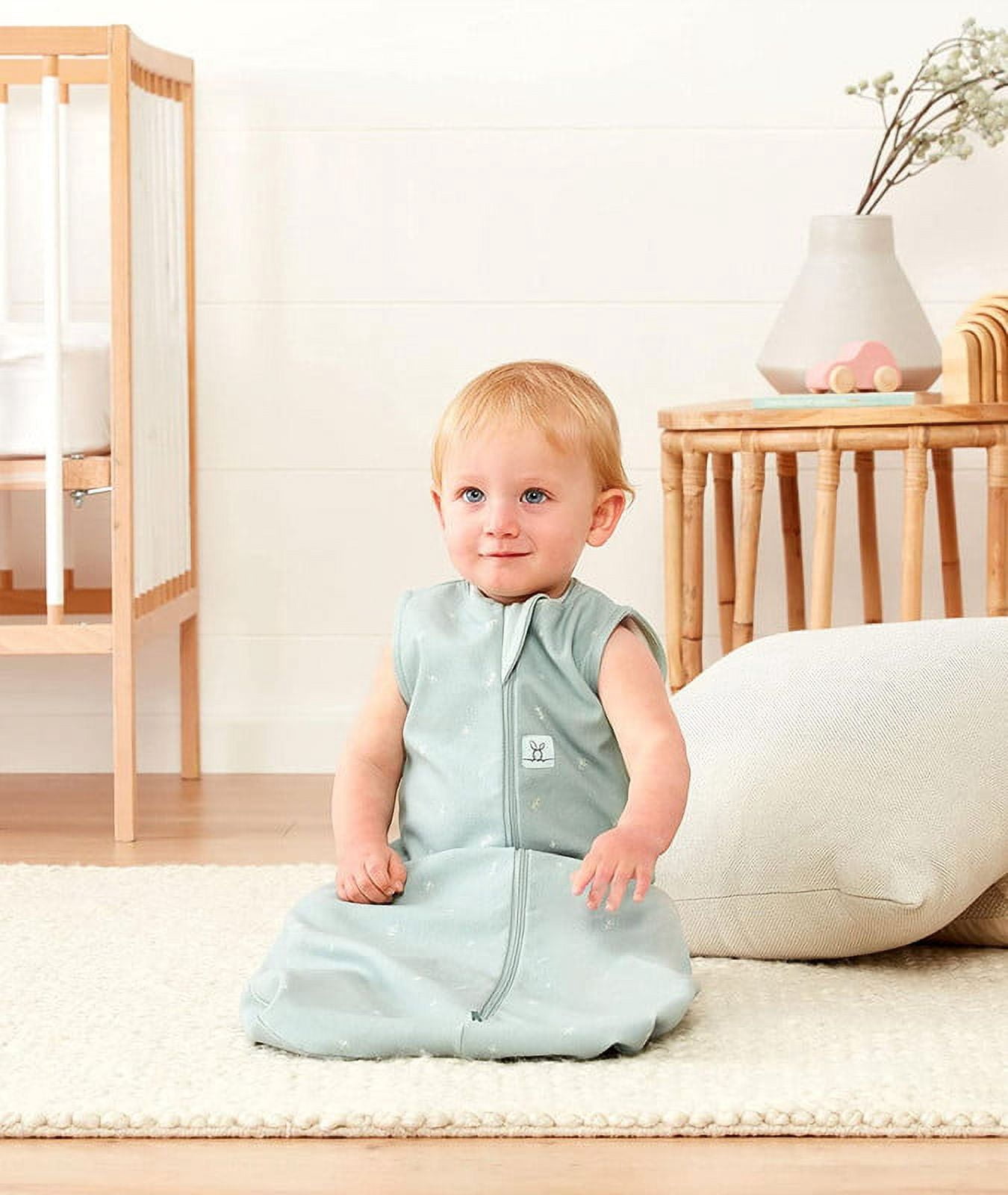 Jersey Sleeping Bag, Tog 1.0 (Sage) - 3-12 Months