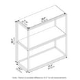 thumbnail image 4 of Furinno 31.57 W x 13.11 D x 34.29 H 2-Shelf Decorative Shelves, French Oak Gray, 4 of 6