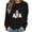 T-Black halloween pullover women, variant on DIOAZUD Womens Halloween Sweatshirts Plus Size Ghost Print Pullovers Soft Holiday Round Neck Long Sleeve Sweater Tops Halloween Costumes Black S-XXL
