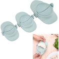 thumbnail image 1 of Dumpling Maker, 3Pcs Dumpling Maker Mould Wheat Straw Empanadas Press Mold, Empanadas Maker, Dumpling Press Different Sizes for Cooking Kitchen(Sky Blue), 1 of 5