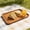 Brown 11.81x8.66in, variant on FURNIX Plastic Serving Tray, 16" x 11" Rectangle Food Trays, Disposable Serving Platter for Parties, Weddings and Party