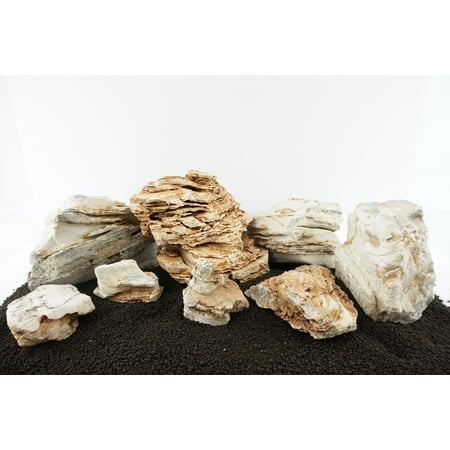 Lifegard Aquatic Crema Stone for a 25 Gallon Aquarium Rock