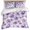 Purple, variant on Purple Flower Bedding 3 Piece Duvet Cover Set Full Size, Ombre Botanical Watercolor Floral Spring Soft Microfiber Comforter Cover with Zipper Closure & Pillowcases, FadeResistant Quilt Cover