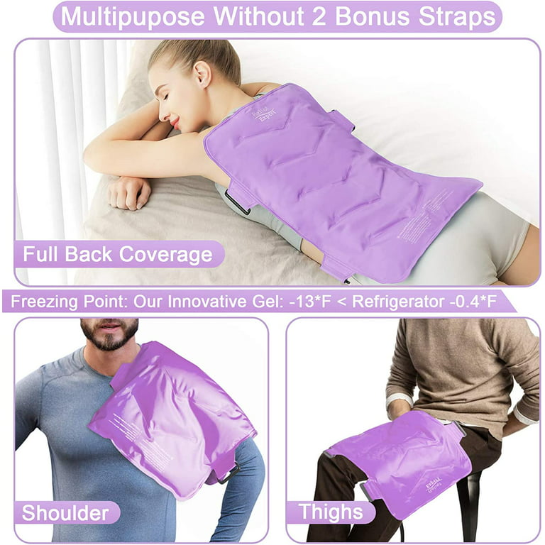 Reusable Large Ice Pack, For Relief Back Swelling, Bruises And
