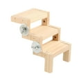 thumbnail image 2 of Escalera para pájaros, escalera para pájaros, gimnasio de ejercicios, escalera para escalar, juguete para loros 12 x 93 x 53 cm, 2 of 9