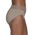 thumbnail image 3 of Vanity Fair Lingerie Women's Underwear, Flattering Lace Hi-Cut Brief Panty, 3 of 7