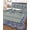 Light Blue Light Beige, variant on Quilts Queen Size Bedding Set, Blue Nautical Anchor Reversible Summer Quilt 3 Pieces, Country Retro Ocean Beach Stripes Beige Lightweight Bedspreads Coverlets with 2 Pillow Shams for All Seasons