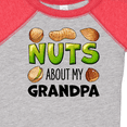 thumbnail image 4 of Inktastic Nuts About My Grandpa Peanut, Almond, Pistachio Boys or Girls Baby Bodysuit, 4 of 5