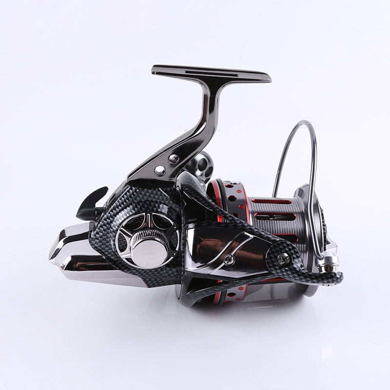 New All Metal High Quality Fishing Reel 8000-1200010+1 Ball Bearings Drag12-18kg Pesca Carp Spinning Reels Molinete Peche En Mer
