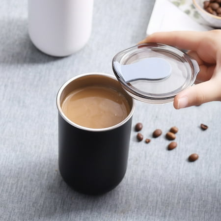 

Portable Outdoor Coffee Cup Plastic Water Cup Milk Tea Cup Juice Cup Coffee Mug Water Mug 1pc Stainless Steel Insulated Mug