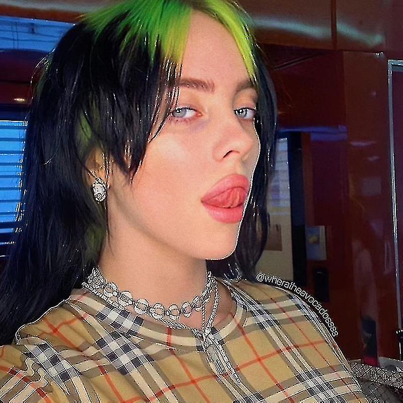 Billie Eilish Women Necklaces - Silver Pendant Charms for Billie Eilish ...