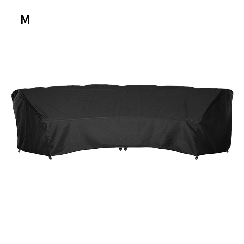 Curved Sofa Cover Waterproof Protective, Outdoor Curved Sofa Cover