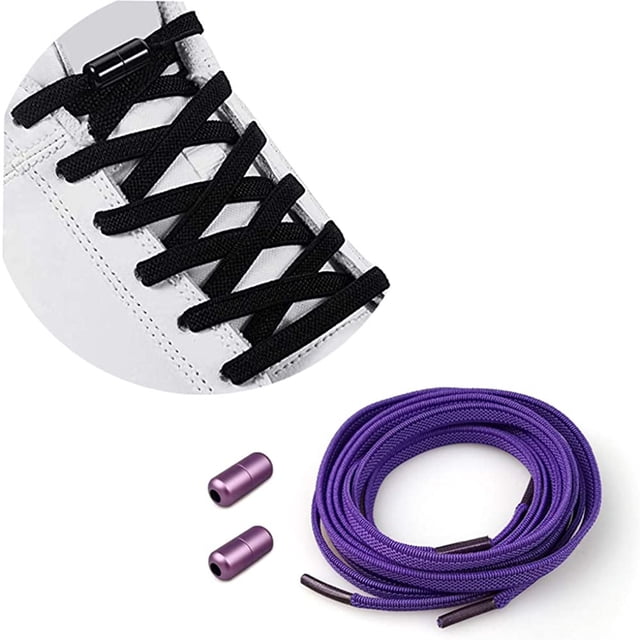 DPTALR Elastic Universal Shoelaces Without Tying With Metal Closure