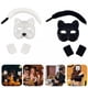 thumbnail image 2 of Sonducket Máscaras para fiesta de Halloween, imprescindibles para decoración de fiesta de Therian, máscara de Halloween Noble Disfraces de disfraces negro, 2 of 6