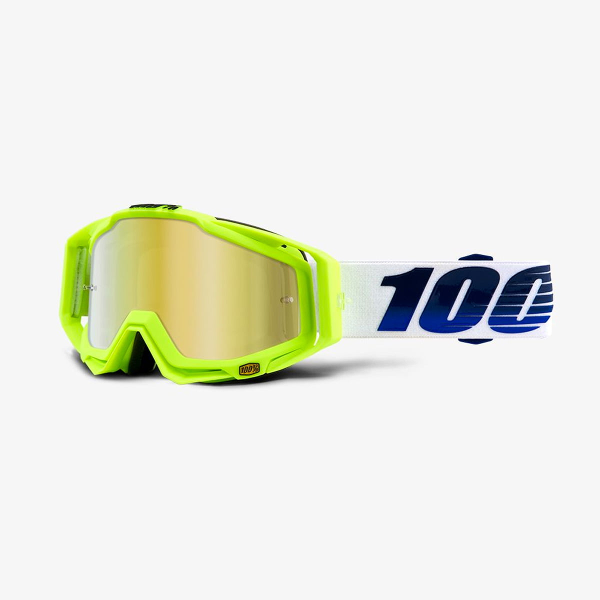 100% PERCENT RACECRAFT Plus Goggle Glasses Mirror MTB MX Mountain Bike Motocross 
