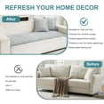 thumbnail image 6 of CJC Couch Cover for Dogs, Washable Fuzzy Pet Couch Covers for 3 Cushion Sofa Protector, Pet Friendly Dog Mat (Light Gray, 28'' x 59''), 6 of 10