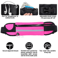 thumbnail image 3 of Apuakthei Bolsa para correr para mujeres y hombres, cinturón para dinero y riñonera para correr, senderismo, dinero, llaves, ajustable, 3 of 5