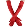 thumbnail image 1 of Long Opera Party Satin Glove, Easy Cleaning Long Satin Gloves Cosplay Comfortable  For Women For Party For Wedding, 1 of 1