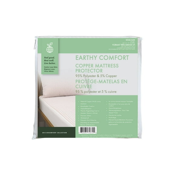 Protège-Matelas en Cuivre Earthy Comfort - Très Grand Lit