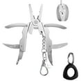 thumbnail image 1 of Mini EDC Poli 6-en-1 en Acier Inoxydable Pinces Multifonctions Multi Tools avec Étui en Silicone pour AirTag Skyfox, 1 of 7