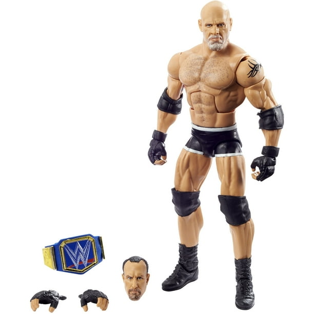 WWE Wrestlemania Goldberg Action Figure with Interchangeable