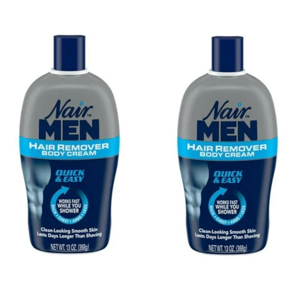 2 Pack - Nair Men Hair Removal Body Cream 13 oz (368 g) Each