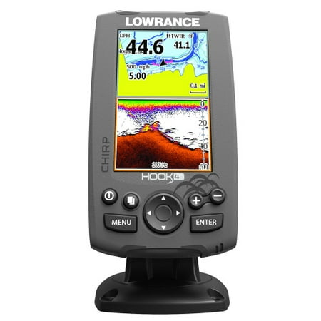 Hook-4 Mid/High/DownScan US Can Nav+ Fishfinder/Chartplotter