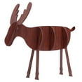 thumbnail image 5 of Gymnture christmas 4 Wood Christmas Reindeer Statues - Table Centerpieces, 5 of 10