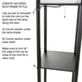 thumbnail image 6 of Lavish Home Etagere LED Floor Lamp with 3 Tiers of Storage Shelving, Black, 6 of 7