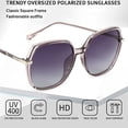 thumbnail image 3 of Gafas de sol poligonales de la moda de las gafas de sol decorativas de la sombrilla de la tendencia de la personalidad, hechas de TR, TAC, 3 of 5