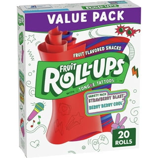 Strawberry and Tropical Tie-Dye Fruit Roll-Ups (72 Count), 72