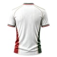 thumbnail image 4 of Mexico 2026 Soccer Cup Jersey for Men, V-Neck Short Sleeve T-Shirt, Retro Cactus & Sun Graphic Sports Soccer Top, Quick Dry Breathable Fan Support Tee, Athletic Casual Summer Shirt 1Pc White L, 4 of 4