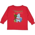 thumbnail image 3 of Inktastic I Want a Hippopotamus for Christmas Boys or Girls Long Sleeve Toddler T-Shirt, 3 of 5