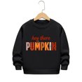 thumbnail image 4 of Weebloom Thanksgiving Crewneck Sweatshirts Kids Pumpkin Pullover Fall Winter Tops Boys Girls Holiday Sweatshirt Black, 4 of 4