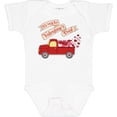 thumbnail image 3 of Inktastic It's my 1st Valentine's Day with Red Truck and Hearts Boys or Girls Baby Bodysuit, 3 of 5