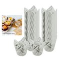 thumbnail image 4 of Tazas para hornear, 50 piezas de revestimiento de cupcakes de án soportes de vasos a prueba y envoltorios de forros para blanco Hugo Tazas para hornear, 4 of 7