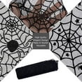 thumbnail image 4 of kkbbma Clearance 63 Pcs Halloween Table Decorations Set, Lace Spider Web Halloween Tablecloth, Round Lace Table Runner, Fireplace Mantel Scarf and 60 Pcs 3D Bats Wall Sticker Decal for Halloween, 4 of 8