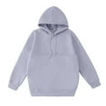 thumbnail image 6 of Fiaer Pet Pouch Hoodies for Women Dog Pocket Sweatshirts Pet Carrier Hooded Pullover Animal Holder Plus Size Long Sleeve Tops Grey S, 6 of 9