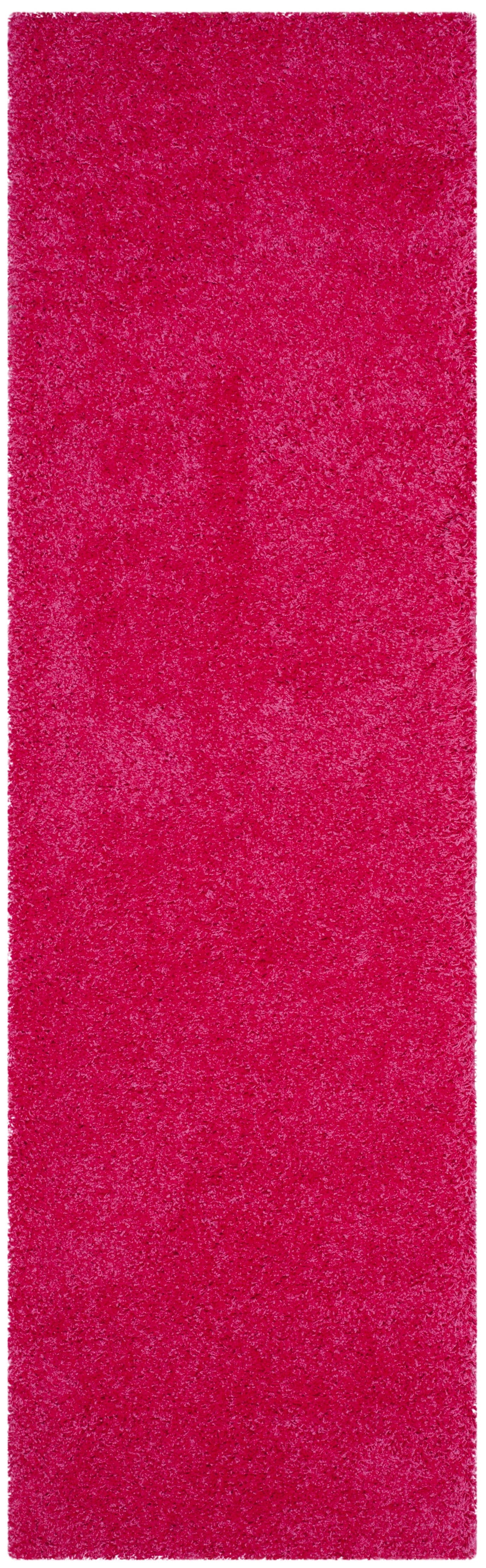 Safavieh Laguna Neven Solid Shag Runner Rug, Fuchsia, 2'3" x 10'